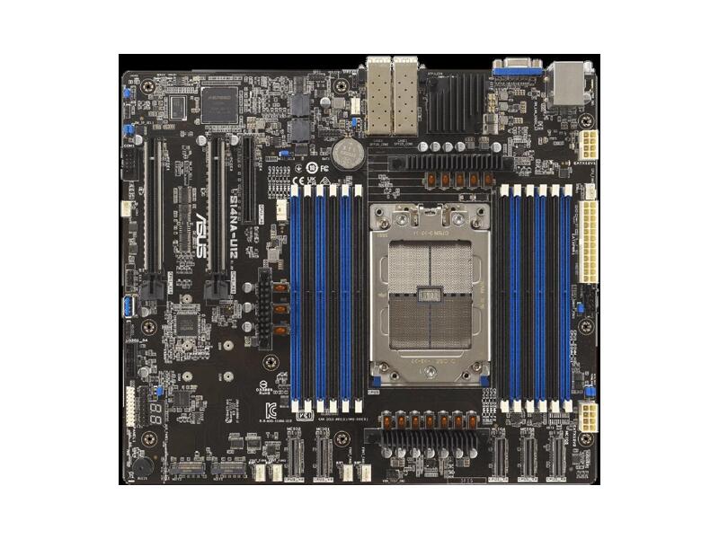 90SB0CG0-M0UAY0  Материнская плата ASUS S14NA-U12/ CEB/ AMD EPYC 8004/ 12xDIMM DDR5 4800 MHz/ 4 x MCIO/ 8xNVMe/ MCIO/ 8xSATA/ 2xNVMe/ PCI-E Gen5 x8/ 2xPCI-E Gen5 x16/ 4xUSB/ VGA Port/ 2 x SFP28/ RJ45/ MLAN