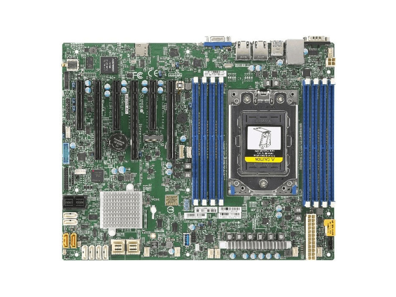 MBD-H11SSL-I-O  Supermicro Server motherboard MBD-H11SSL-I-O, Single socket, AMD EPYC 7000, 8xDDR4, 16xSATA3 6G, 6xPCIe3.0, 2xGE i210, ATX, Retail