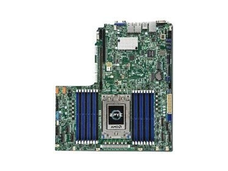 MBD-H11SSW-NT-O  Supermicro Server motherboard Single AMD EPYC™ 7000-Series/ Up to 2TB Registered ECC/ 1 PCI-E 3.0 x32,1 PCI-E 3.0 x16/ 12 NVMe/ 2x 10GBase-T/ IPMI