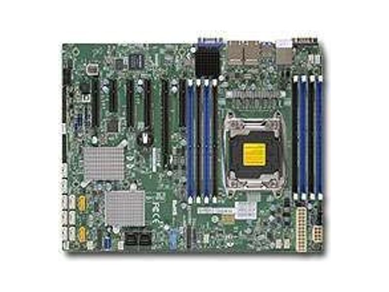 MBD-X10SRH-CLN4F-O  Supermicro Server motherboard MBD-X10SRH-CLN4F-O, Single socket, Intel C612, 8xDDR4, 10xSATA3 6G, 1x PCIe3.0 x4 (in x8), 1x PCIe3.0 x8 (in x16), 2x PCIe3.0 x8, 1x PCIe2.0 x2 (in x4), 1x PCIe2.0 x4 (in x8), 4xGE i350-AM4, ATX, Retail