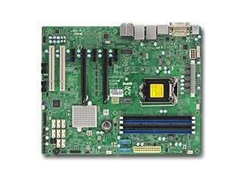 MBD-X11SAE-B  Supermicro Server motherboard MBD-X11SAE-B, Single socket, Intel C236, 4xDDR4, 8xSATA3 6G, 5xPCIe3.0, 1xGE i210AT+1xGE i219LM, ATX