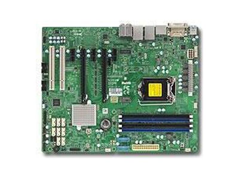 MBD-X11SAE-O  Supermicro Server motherboard MBD-X11SAE-O, Single socket, Intel C236, 4xDDR4, 8xSATA3 6G, 5xPCIe3.0, 1xGE i210AT+1xGE i219LM, ATX, Retail