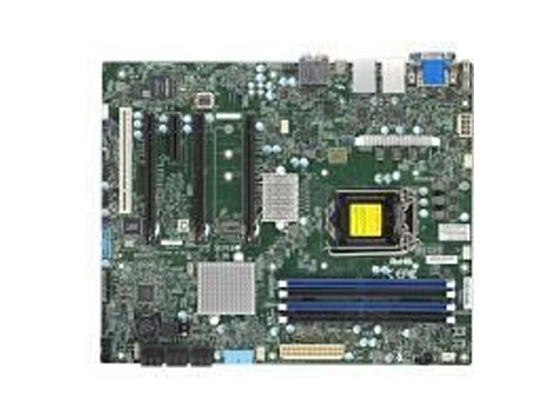 MBD-X11SAT-F-B  Supermicro Server motherboard MBD-X11SAT-F-B, Single socket, Intel C236, 4xDDR4, 6xSATA3 6G, 4xPCIe3.0, 1xGE i210AT+1xGE i219LM, ATX