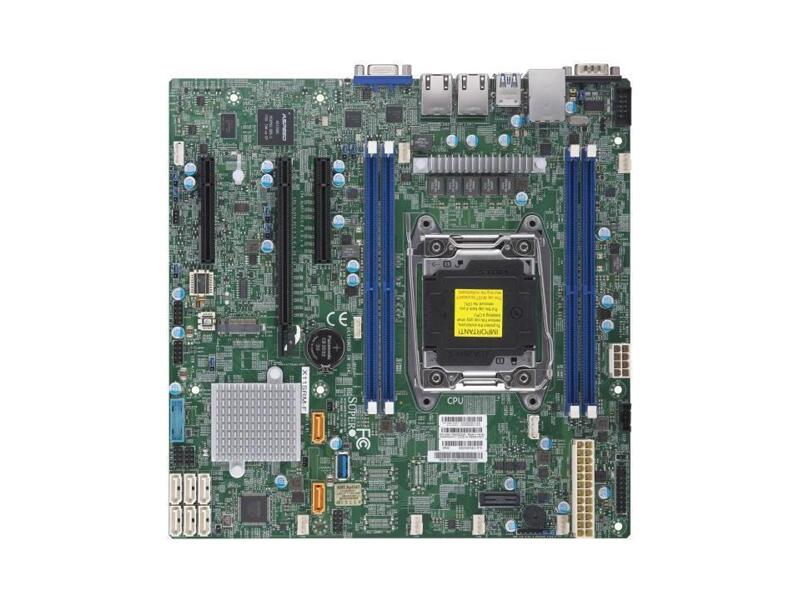 MBD-X11SRM-F-B  Supermicro Server motherboard MBD-X11SRM-F-B, Single socket, Intel C422, 4xDDR4, 8xSATA3 6G, 1 PCI-E 3.0 x16, 2 PCI-E 3.0 x8, 2xGE i210, microATX