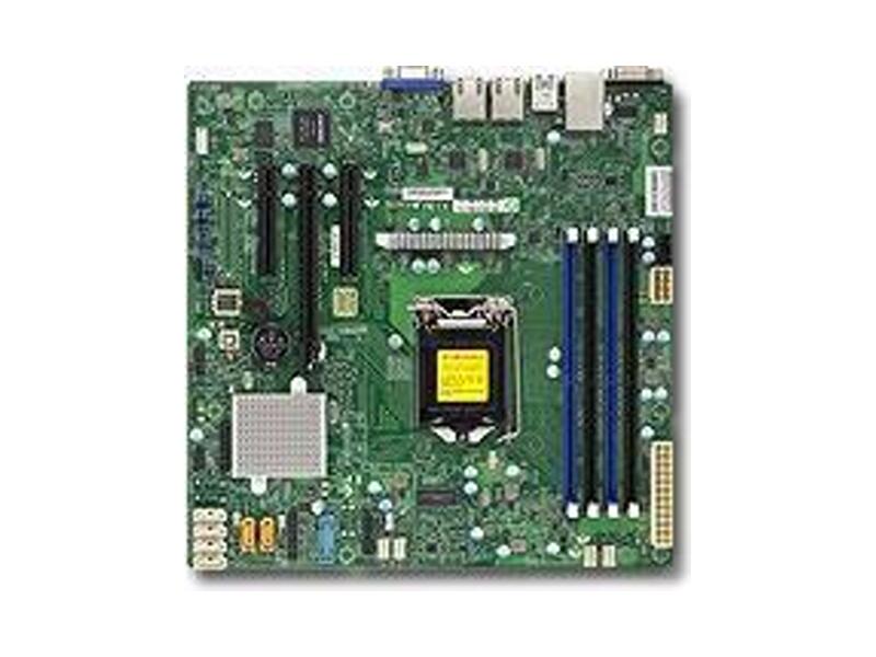 MBD-X11SSL-F-B  Supermicro Server motherboard MBD-X11SSL-F-B, Single socket, Intel C232, 4xDDR4, 6xSATA3 6G, 1 PCI-E 3.0 x8 (in x16), 1 PCI-E 3.0 x8, 1 PCI-E 3.0 x4 (in x8), 2xGE i210AT, microATX 0