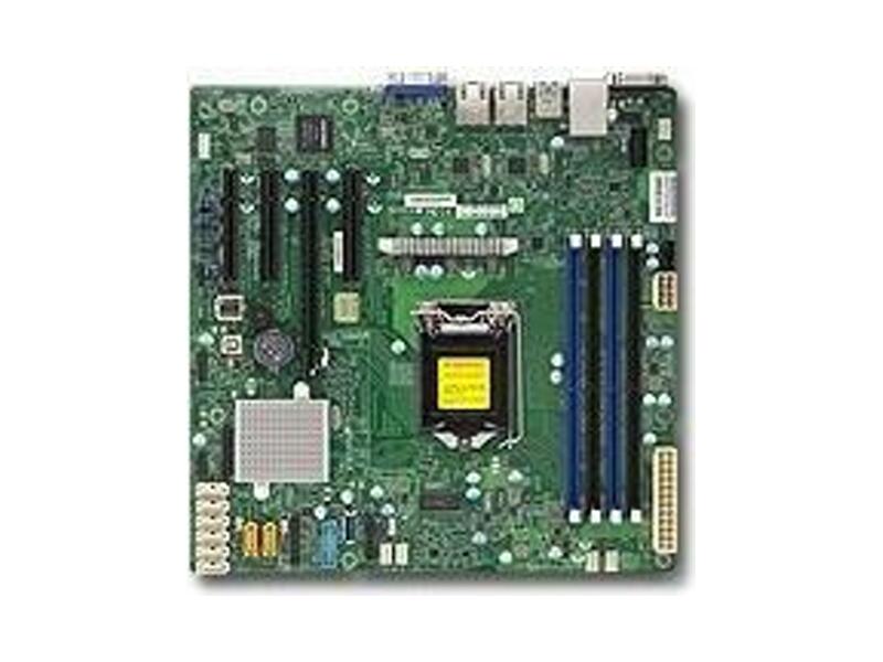 MBD-X11SSM-F-O  Supermicro Server motherboard MBD-X11SSM-F-O, Single socket, Intel C236, 4xDDR4, 8xSATA3 6G, 4xPCIe3.0, 2xGE i210AT, microATX, Retail