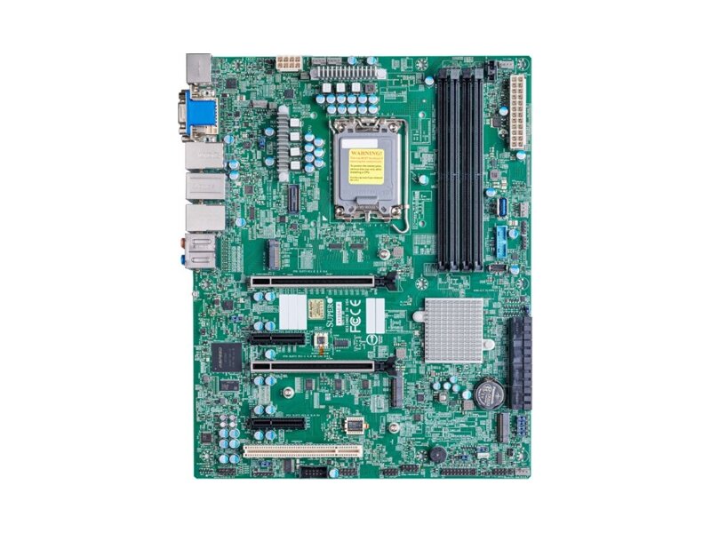 MBD-X13SAE-F-B  Supermicro Server motherboard MBD-X13SAE-F-B W680 LGA1700 No Memory 12th Generation Intel® Core™ i3/ i5/ i7/ i9 Processors, Single Socket LGA-1700 supported, CPU TDP supports Up to 125W TDP Intel® W680 2 PCI-E 5.0 x16 slots (16/ NA or 8/ 8)2 PCI-E 3.0 x4 