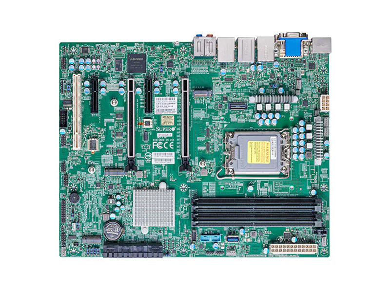 MBD-X13SAE-F-B_spec  Системная плата Supermicro X13SAE-F, ATX, LGA1700, Intel W680 Chipset, 4x DIMM/ ECC