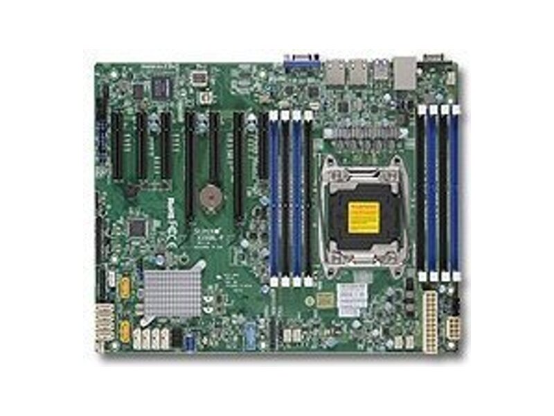MBD-X10SRL-F  Supermicro Server motherboard MBD-X10SRL-F, Single socket, Intel C612, 8xDDR4, 10xSATA3 6G, 6xPCIe3.0/ 1xPCIe2.0, 2xGE i210, ATX