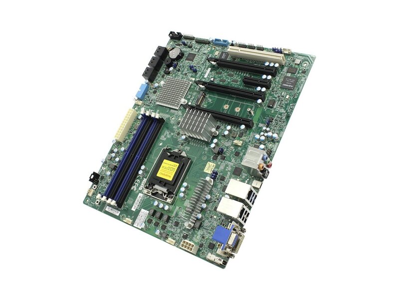 MBD-X11SAT-F  Supermicro Server motherboard MBD-X11SAT-F, Single socket, Intel C236, 4xDDR4, 6xSATA3 6G, 4xPCIe3.0, 1xGE i210AT+1xGE i219LM, ATX, Retail