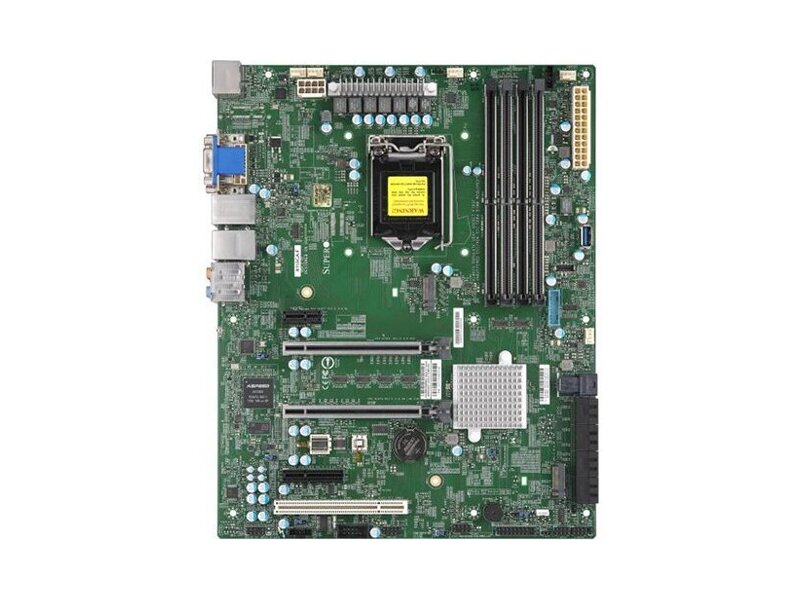 MBD-X11SCA-F  Supermicro Server motherboard MBD-X11SCA-F, Single socket, Intel C246, 4xDDR4, 8xSATA3 6G, 1 PCI-E 3.0 x4, 1 PCI-E 3.0 x1, 2 PCI-Ex16, 2 1GbE LAN ports, ATX