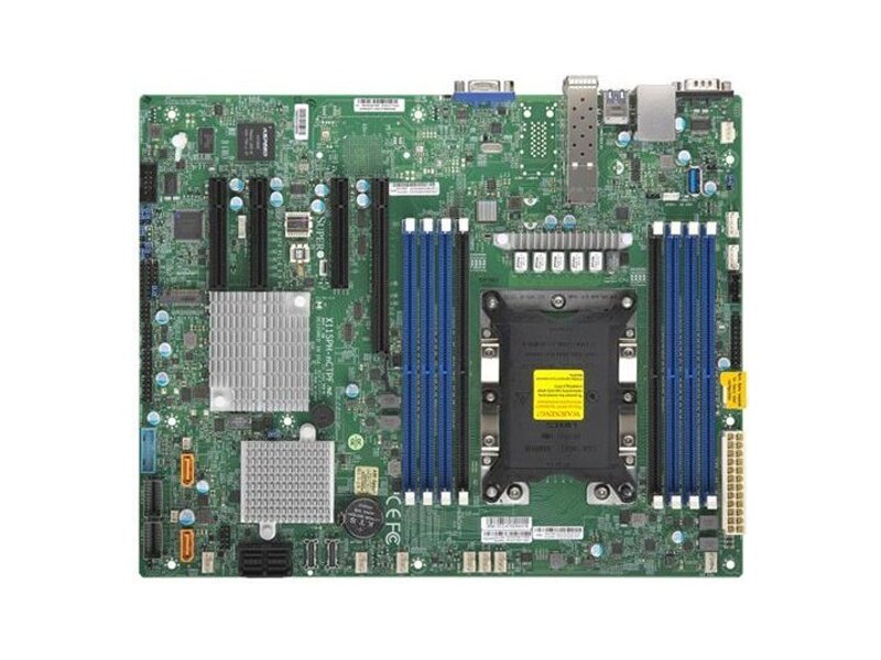 MBD-X11SPH-NCTPF  Supermicro Server motherboard MBD-X11SPH-NCTPF, Single socket, Intel C622, 8xDDR4, 10xSATA3 6G, 4xPCIe3.0, 2x10G SFP+iX722+Inphi CS4227, ATX