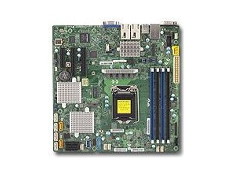 MBD-X11SSH-CTF  Supermicro Server motherboard MBD-X11SSH-CTF, Single socket, Intel C236, 4xDDR4, 8xSATA3 6G, 2xPCIe3.0, 2x10GE iX550, microATX
