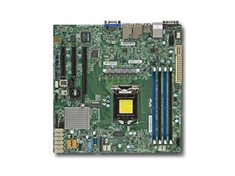 MBD-X11SSH-F  Supermicro Server motherboard MBD-X11SSH-F, Single socket, Intel C236, 4xDDR4, 8xSATA3 6G, 3xPCIe3.0, 2xGE i210AT, microATX