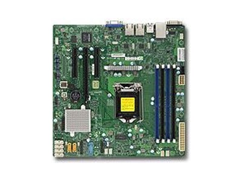 MBD-X11SSL-F  Supermicro Server motherboard MBD-X11SSL-F, Single socket, Intel C232, 4xDDR4, 6xSATA3 6G, 3xPCIe3.0, 2xGE i210AT, microATX