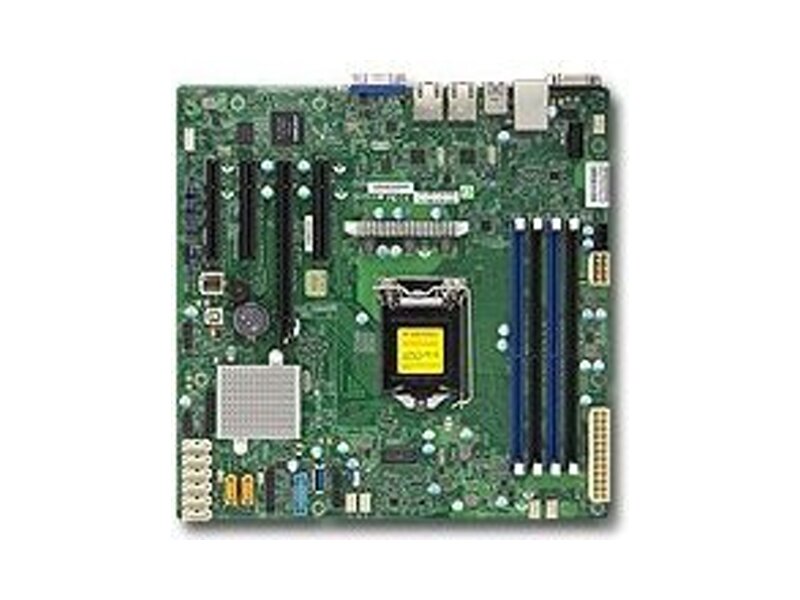 MBD-X11SSM-F  Supermicro Server motherboard MBD-X11SSM-F, Single socket, Intel C236, 4xDDR4, 8xSATA3 6G, 4xPCIe3.0, 2xGE i210AT, microATX
