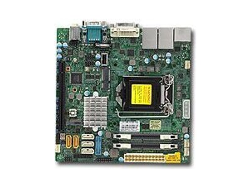 MBD-X11SSV-Q  Supermicro Server motherboard MBD-X11SSV-Q, Single socket, Intel Q170, 2xDDR4, 5xSATA3 6G, 1xPCIe3.0/ M.2 PCIe3.0, 2xGE i219LM+i210AT, miniATX