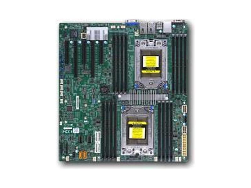 MBD-H11DSI-O  Supermicro Server motherboard MBD-H11DSI-O, Dual socket, AMD EPYC 7001/ 7002, 16xDDR4, 10xSATA3, M.2, 2x1GbE (i350), IPMI, 2xPCI-Ex16 + 3xPCI-Ex8, Video port, EATX, Retail