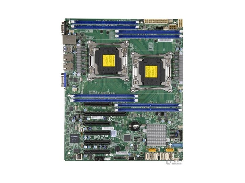 MBD-X10DRL-i-O  Supermicro Server motherboard MBD-X10DRL-I-O, Dual Socket, Intel C612, 8xDDR4, 10xSATA3 6G, 5xPCIe3.0/ 1xPCIe2.0, 2xGE i210, ATX, Retail