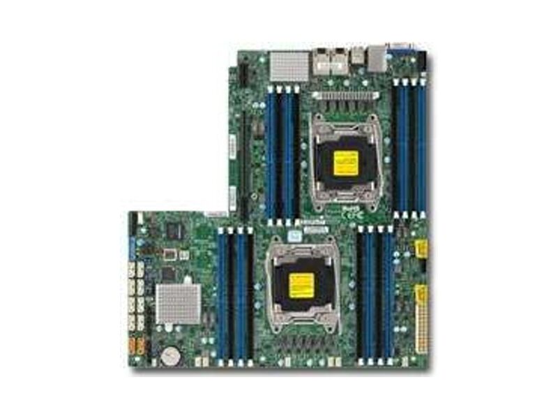 MBD-X10DRW-ET-O  Supermicro Server motherboard MBD-X10DRW-ET-O, Dual Socket, Intel C612, 16xDDR4, 10xSATA3 6G, 1 PCIe3.0 x32, 2x10GE iX540, 12.3''x13'', Retail