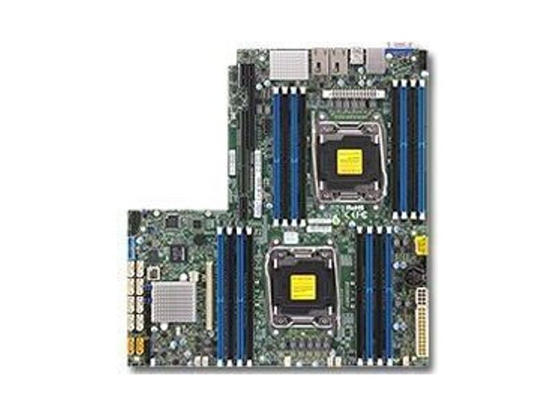 MBD-X10DRW-IT-O  Supermicro Server motherboard MBD-X10DRW-IT-O, Dual Socket, Intel C612, 16xDDR4, 10xSATA3 6G, Left side 1x PCIe3.0 x32, Right side 1x PCIe3.0 x16, 2x10GE iX540, 12.3''x13'', Retail