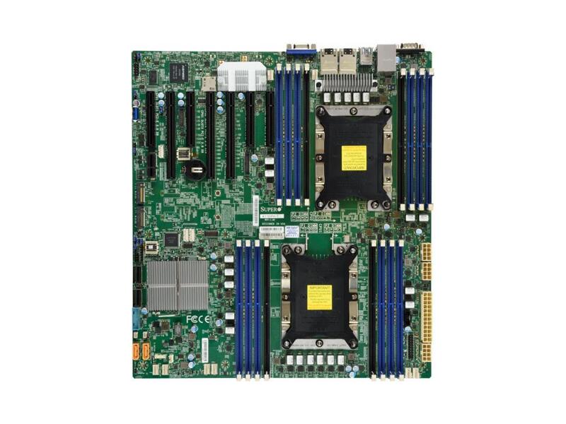 MBD-X11DPH-I-B  Supermicro Server motherboard MBD-11DPH-I, Dual socket LGA3647, Intel C621, 16xDDR4, 10xSATA3 6G, 7xPCIe3.0/ M.2 PCIe3.0, 2xGE Marvell 88E1512, E-ATX