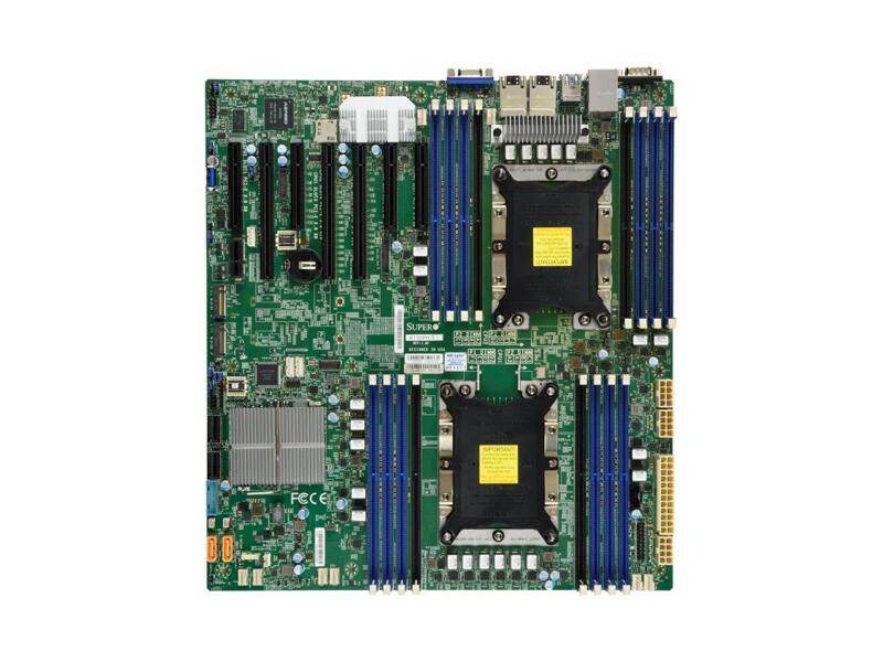 MBD-X11DPH-I-O  Supermicro Server motherboard MBD-11DPH-I-O, Dual socket, Intel C621, 16xDDR4, 10xSATA3 6G, 7xPCIe3.0/ M.2 PCIe3.0, 2xGE Marvell 88E1512, E-ATX, Retail