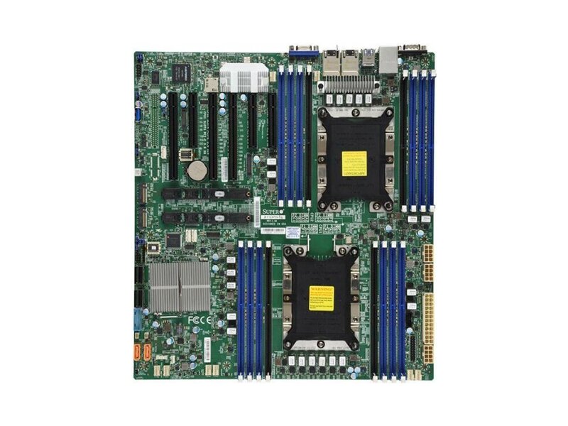 MBD-X11DPH-TQ-O  Supermicro Server motherboard MBD-X11DPH-TQ-O, Dual socket 3647, Intel C628, 16xDDR4, 10 SATA3, SATA RAID iX557 2х10GgbEth, E-ATX, Retail