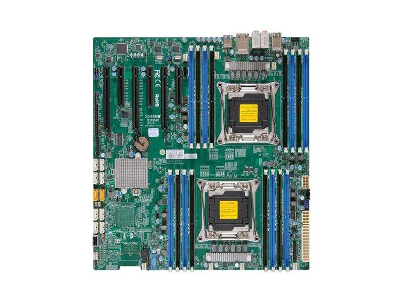MBD-X10DAI  Supermicro Server motherboard MBD-X10DAI, Dual Socket, Intel C612, 16xDDR4, 10xSATA3 6G, 2xGE i210, 5xPCIe3.0/ 1xPCIe2.0, 7.1 HD Audio, E-ATX