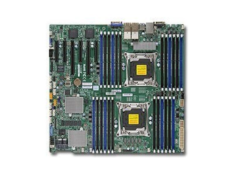 MBD-X10DRC-LN4+-O  Supermicro Server motherboard MBD-X10DRC-LN4+-O, Dual Socket, Intel C612, 24xDDR4, 10xSATA3 6G, 5xPCIe3.0/ 1xPCIe2.0, 4xGE i350, E-ATX, Retail