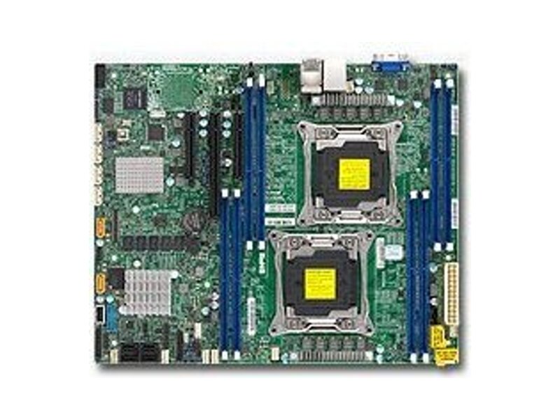 MBD-X10DRL-C  Supermicro Server motherboard MBD-X10DRL-C, Dual Socket, Intel C612, 8xDDR4, 6xSATA3 6 G, 3xPCIe3.0, 2xGE i210, ATX