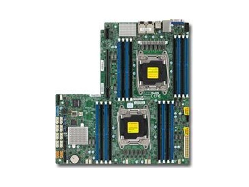 MBD-X10DRW-E  Supermicro Server motherboard MBD-X10DRW-E, Dual Socket, Intel C612, 16xDDR4, 10xSATA3 6G, 1xPCIe3.0, 2xGE i350, 12.3''x13''