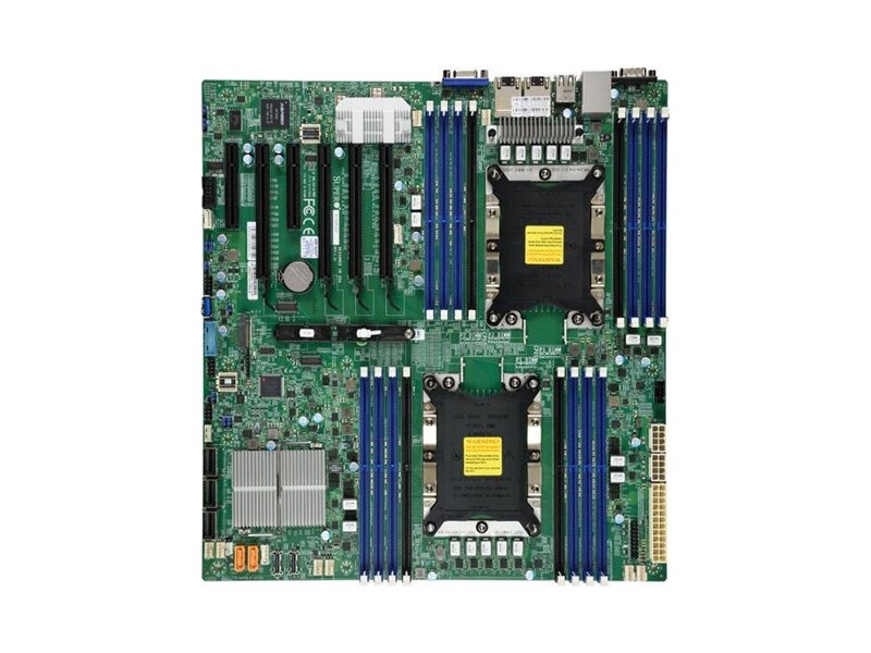 MBD-X11DPI-NT  Supermicro Server motherboard MBD-X11DPI-NT, Dual socket, Intel C622, 16xDDR4, 14xSATA3 6G, 6xPCIe3.0/ M.2 PCIe3.0, 2x10GE iX722+iX557, E-ATX