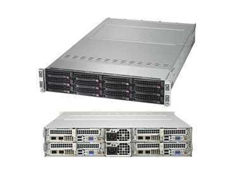 SYS-6029TP-HC1R  Supermicro SuperServer 2U 6029TP-HC1R, Dual Skt P LGA 3647/ no DIMM(16)/ on board C621 RAID 0, 1, 5/ 2 PCI-E 3.0 x16/ 3 HS 3.5'' SAS/ SATA/ 2200W Redundant