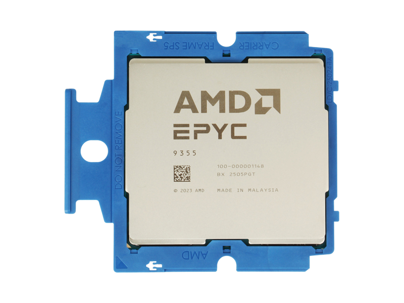 100-000001148  CPU AMD EPYC 9355 X32 32C/ 64T 3.5 GHz (4.4 GHz max) 256MB cache 280W SP5