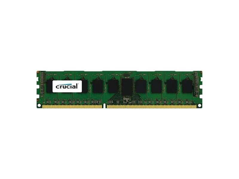 CT102472BD160B  Crucial DDR3L 8GB 1600 MT/ s (PC3-12800) DR x8 ECC Unbuffered DIMM 240pin