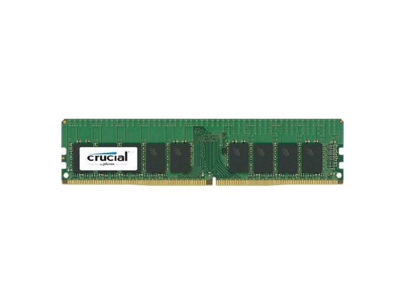 CT16G4XFD824A  Crucial DDR4 16GB 2400 MT/ s (PC4-19200) CL17 DR x8 ECC Unbuffered DIMM VLP 288pin 1