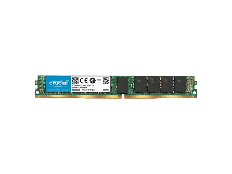 CT16G4XFD824A  Crucial DDR4 16GB 2400 MT/ s (PC4-19200) CL17 DR x8 ECC Unbuffered DIMM VLP 288pin