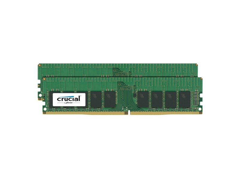 CT2K16G4WFD8213  Crucial DDR4 32GB Kit (16GBx2) 2133 MT/ s (PC4-17000) CL15 DR x8 ECC Unbuffered DIMM 288pin, EAN: 649528772268