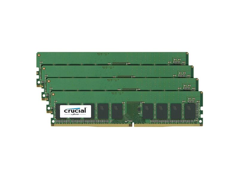 CT4K16G4WFD8213  Crucial DDR4 64GB Kit (16GBx4) 2133 MT/ s (PC4-17000) CL15 DR x8 ECC Unbuffered DIMM 288pin, EAN: 649528772275