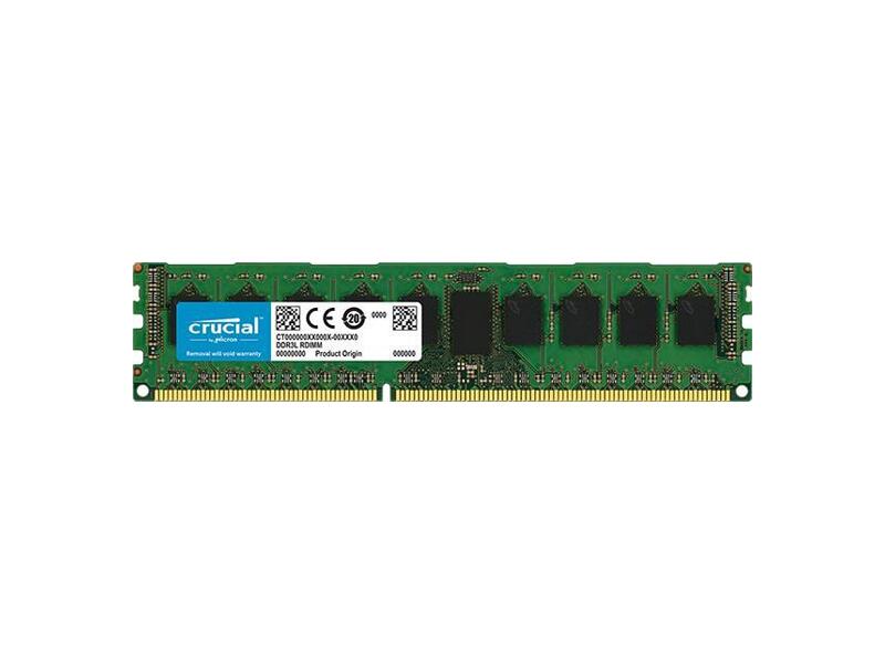 CT51272BD160BJ  Crucial DDR3 4GB 1600 MT/ s (PC3-12800) CL11 Unbuffered ECC Unbuffered DIMM 240pin 1.35V/ 1.5V