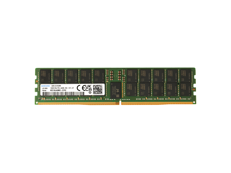 M321RAJA0MB2-CCPKC  Samsung RDIMM DDR5 128GB 6400MHz(PC5-51200) ECC Registered 1.1V