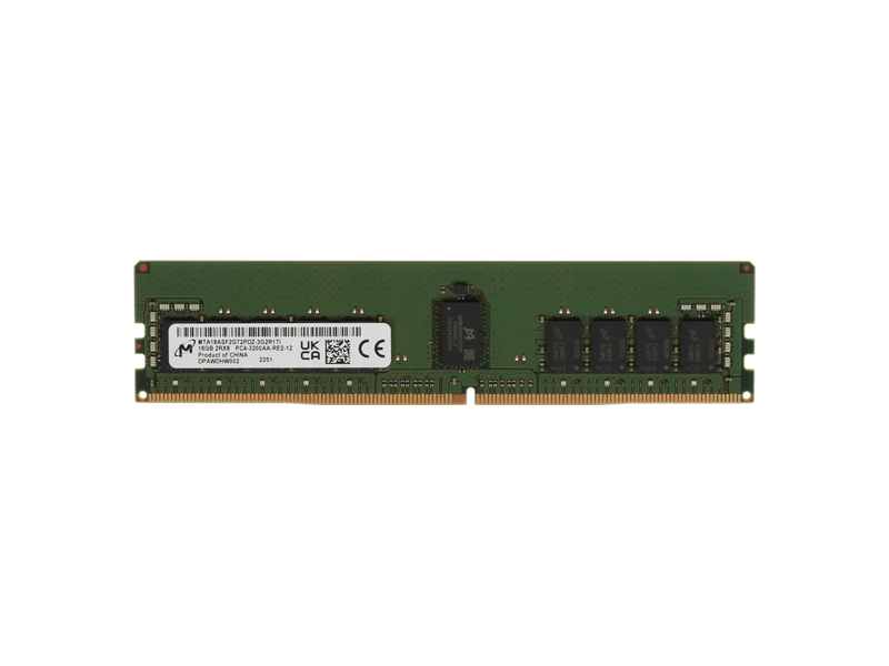 MTA18ASF2G72PDZ-3G2  Micron RDIMM DDR4 16GB 3200 MHz (PC5-25600) ECC Registered