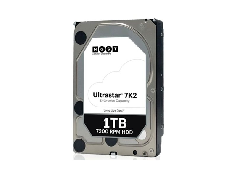 1W10001  HDD Server WD Ultrastar 7K2 HUS722T1TALA604 (3.5'', 1ТB, 128Mb, 7200rpm, SATA 512N)