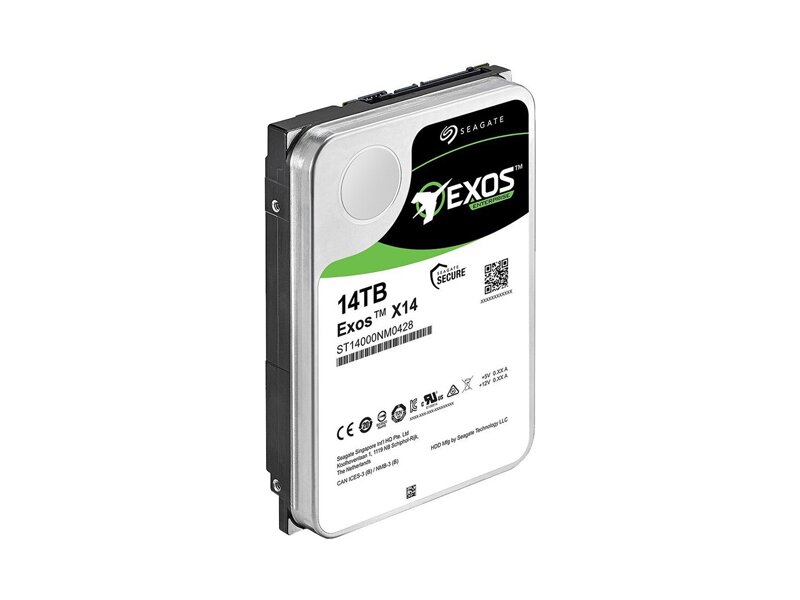 ST14000NM0018  HDD Server Seagate Exos X14 ST14000NM0018 (3.5'', 14Tb, 256Mb, 7200rpm, SATA6G, 512E) 0