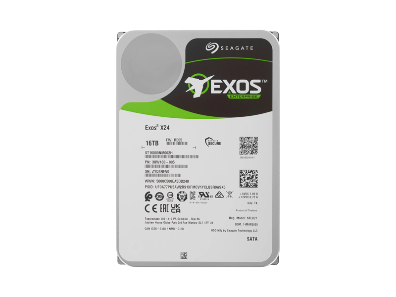 ST16000NM002H  HDD Seagate 16TB 3.5'' SATA 6G 7200rpm 512MB