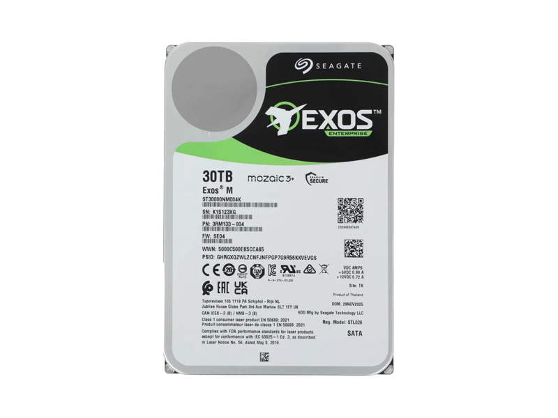ST30000NM004K  HDD Seagate Exos M 30TB 3.5'' SATA 6G 7200rpm 512MB
