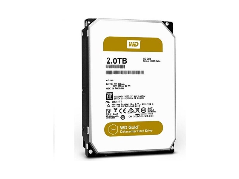 WD2005FBYZ  HDD Server WD GOLD WD2005FBYZ (3.5'', 2TB, 128Mb, 7200rpm, SATA6G) 0