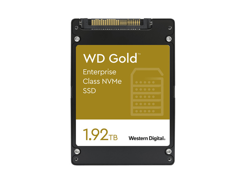 WDS192T1D0D  WD Server SSD Gold NVMe WDS192T1D0D (2.5'', 1920GB, U.2 PCIe Gen 3.1 x4 NVMe (96L BICS4 3D TLC) 0.8DWPD)
