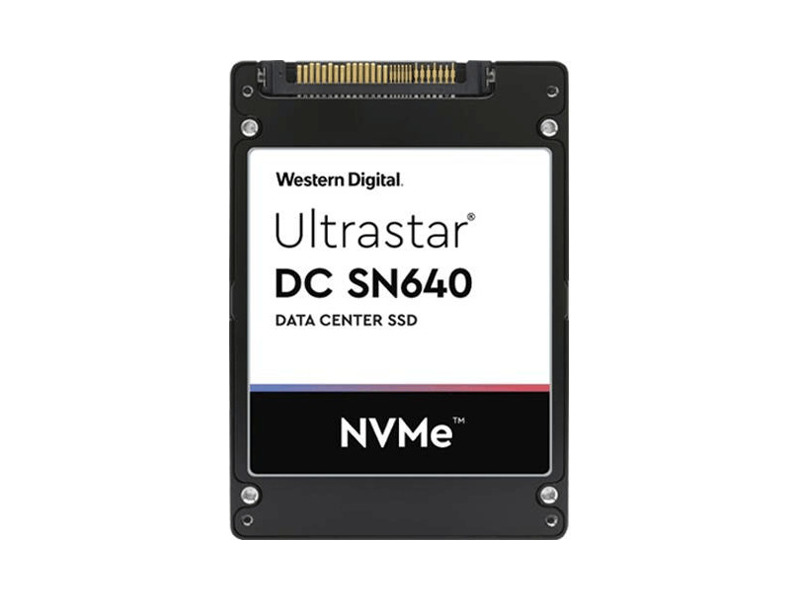 WUS4BB038D7P3E1 (0TS1962)  WD Server SSD Ultrastar DC SN640 WUS4BB038D7P3E1 (2.5'', 3840GB, U.2 PCIe 3.0 x4 NVMe (96L BICS4 3D TLC) 0.8DWPD)